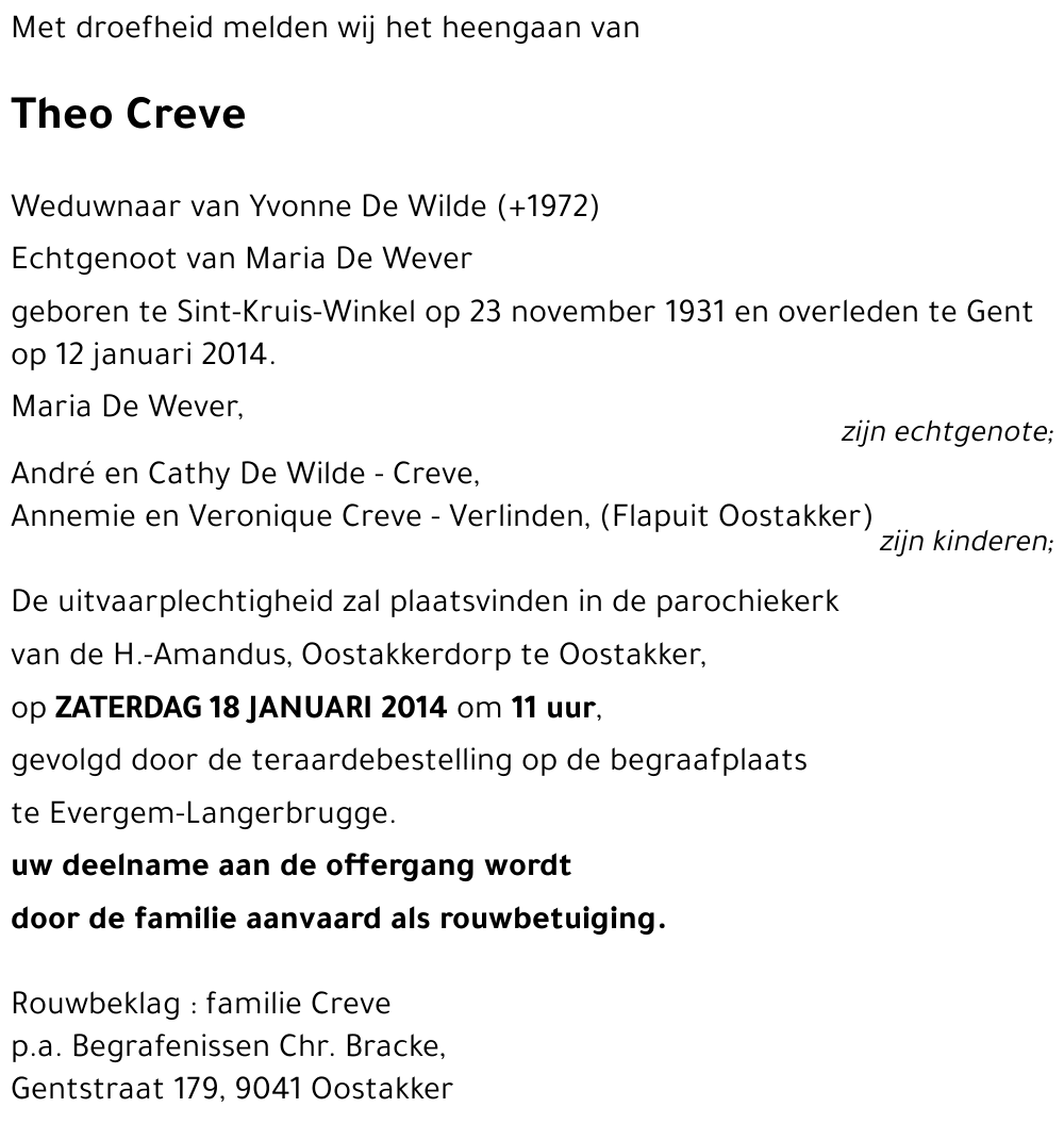Theo Creve