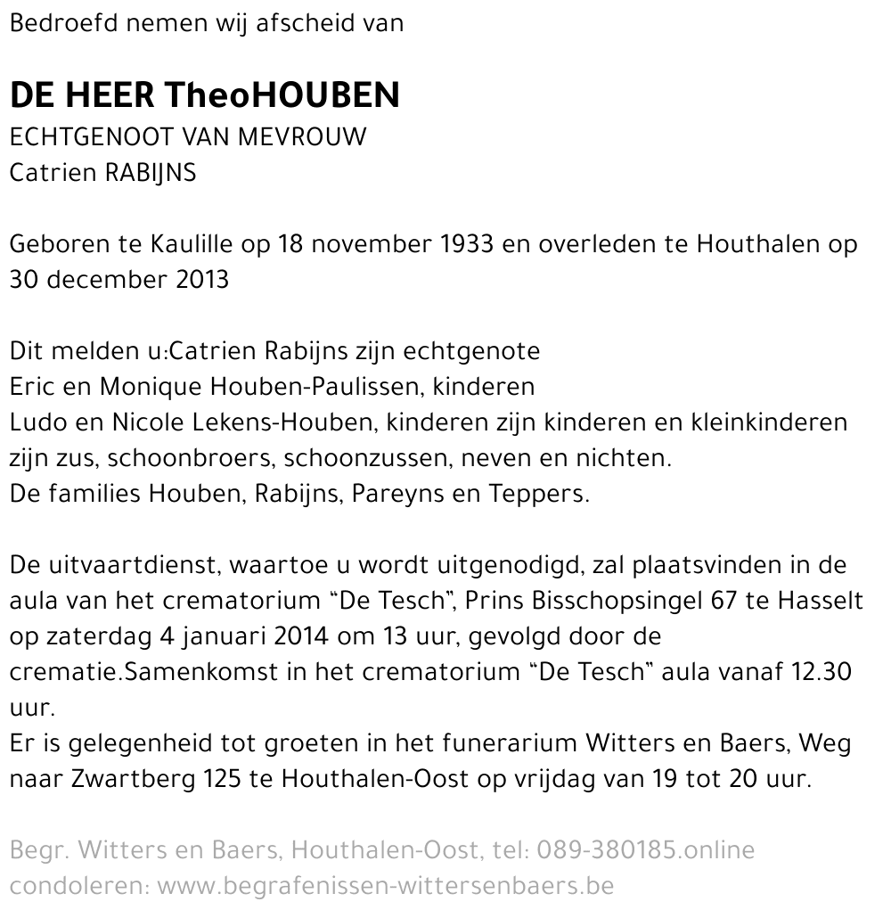 Theo Houben