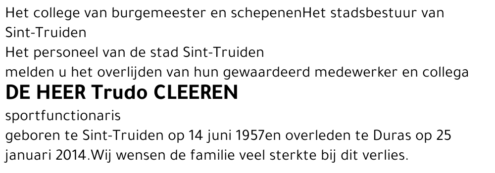 Tru Cleeren