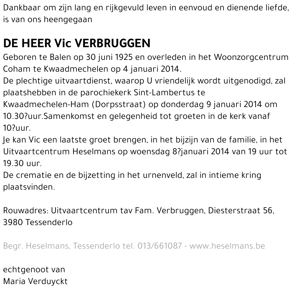 Vic Verbruggen