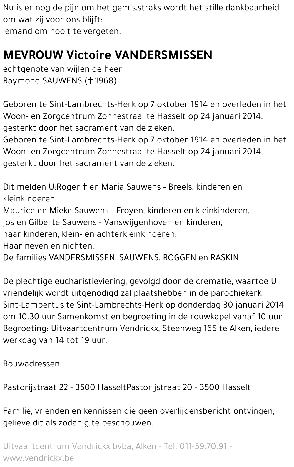 Victoire Vandersmissen