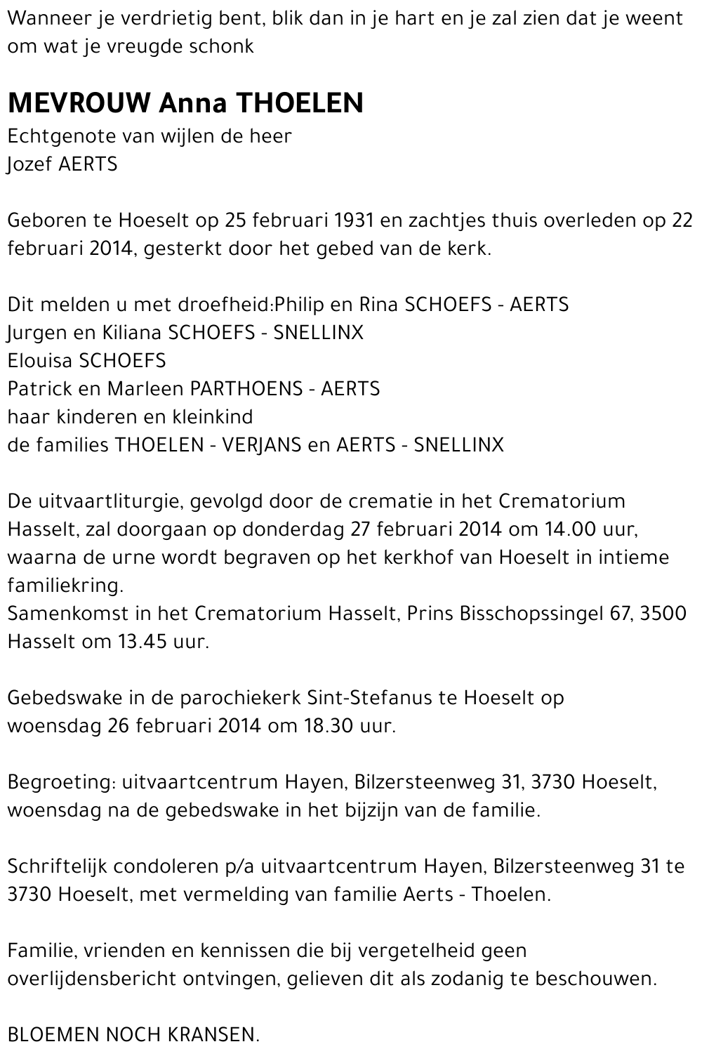 Anna THOELEN