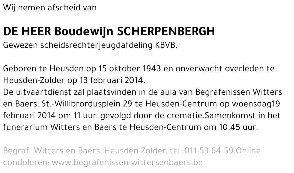 Boudewijn Scherpenbergh