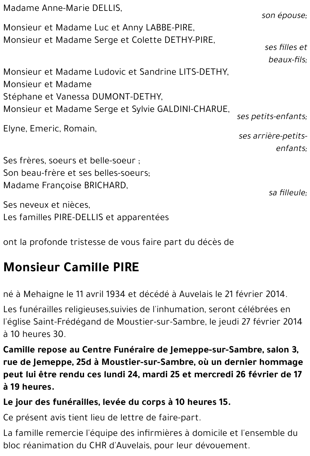 Camille PIRE