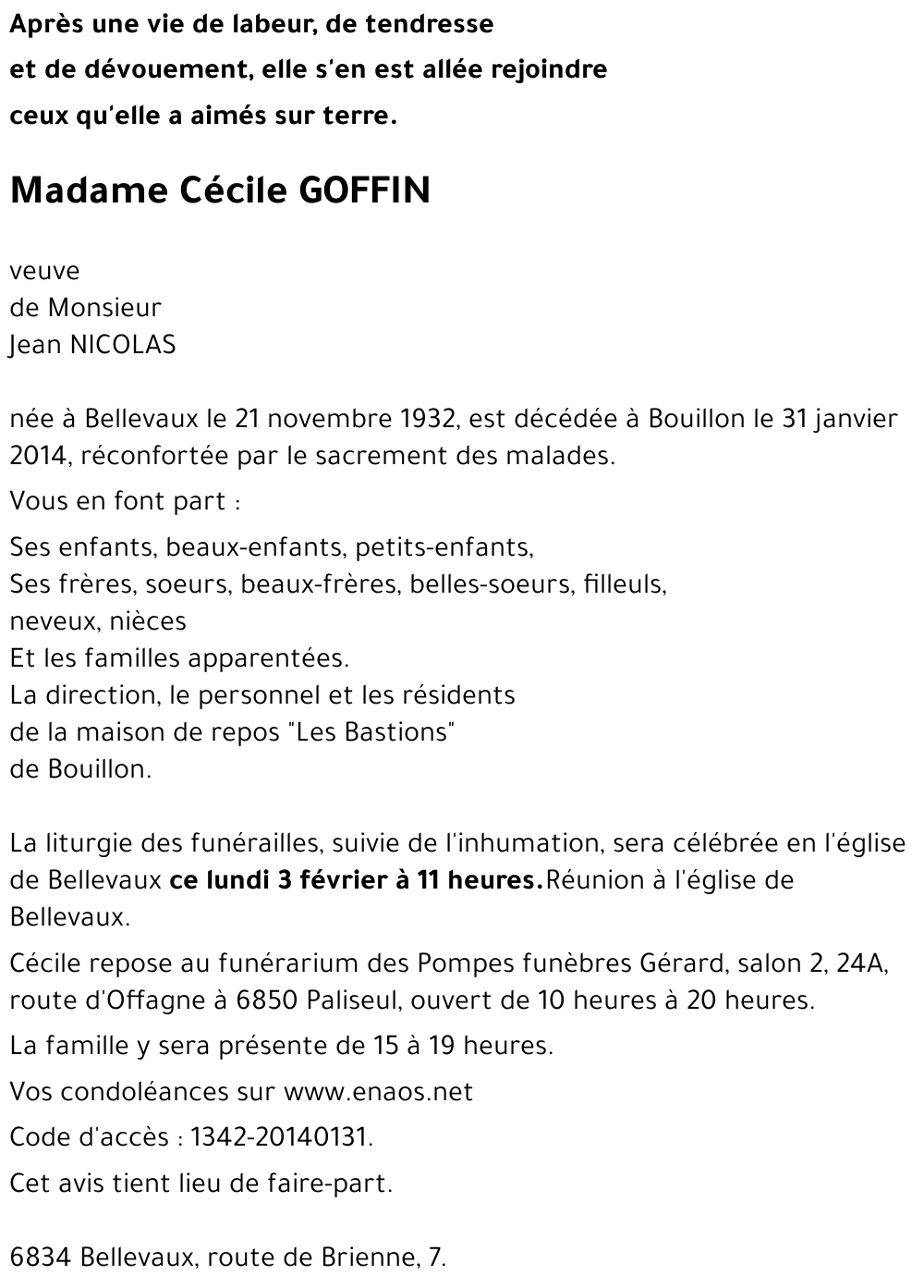 Cécile GOFFIN