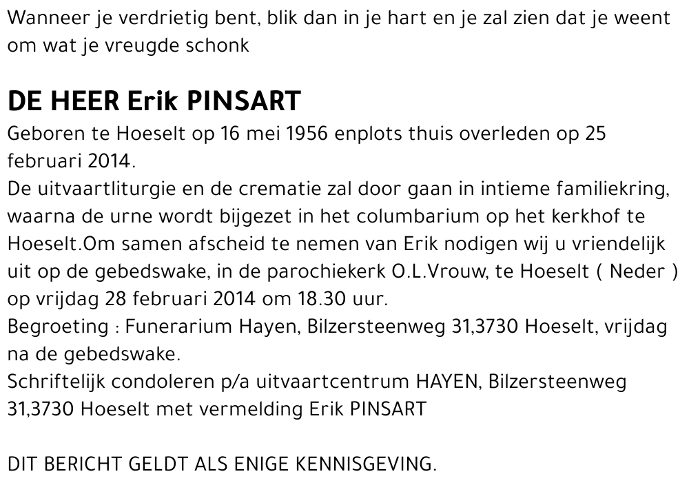 Erik PINSART