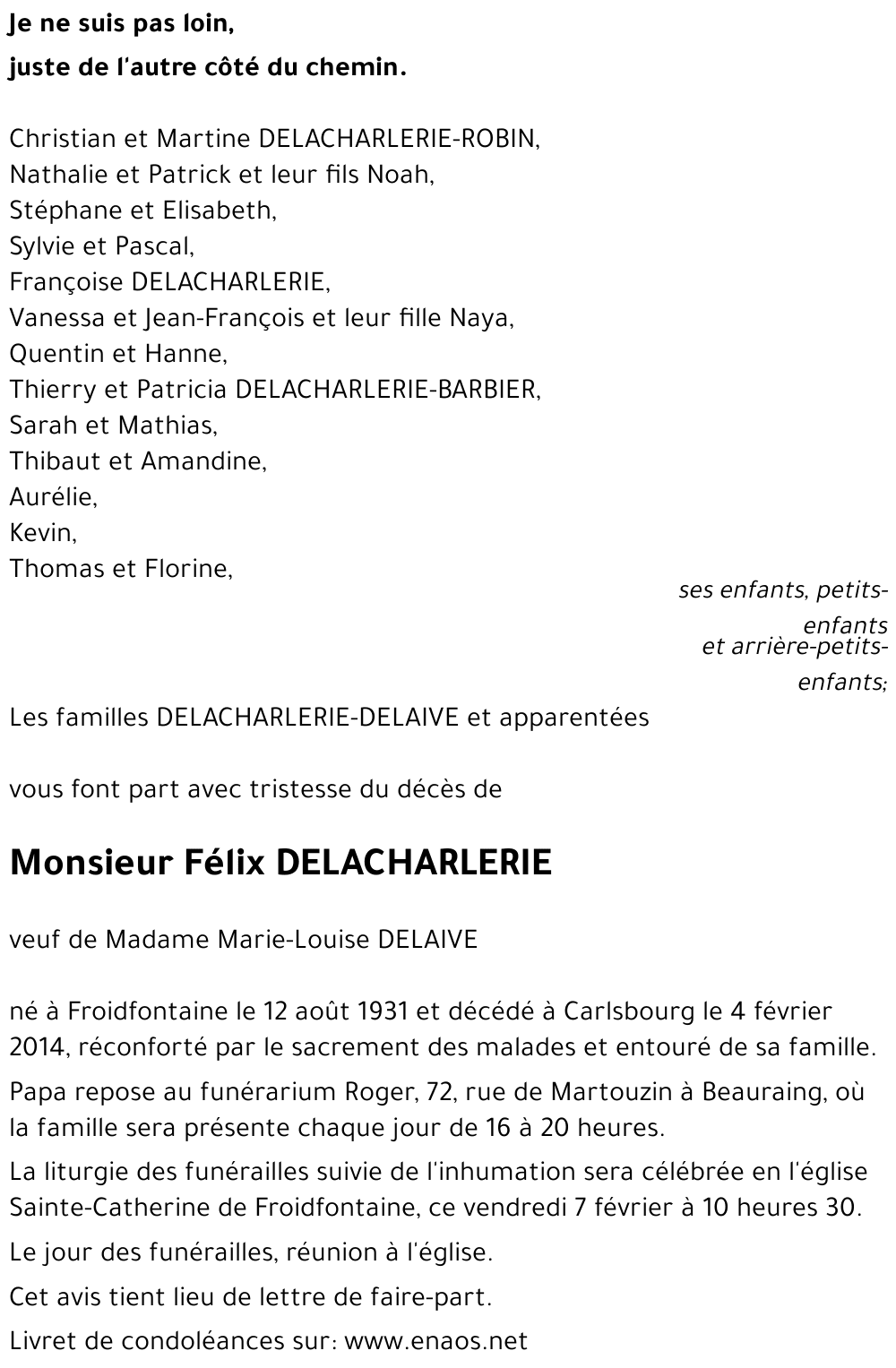 Félix DELACHARLERIE