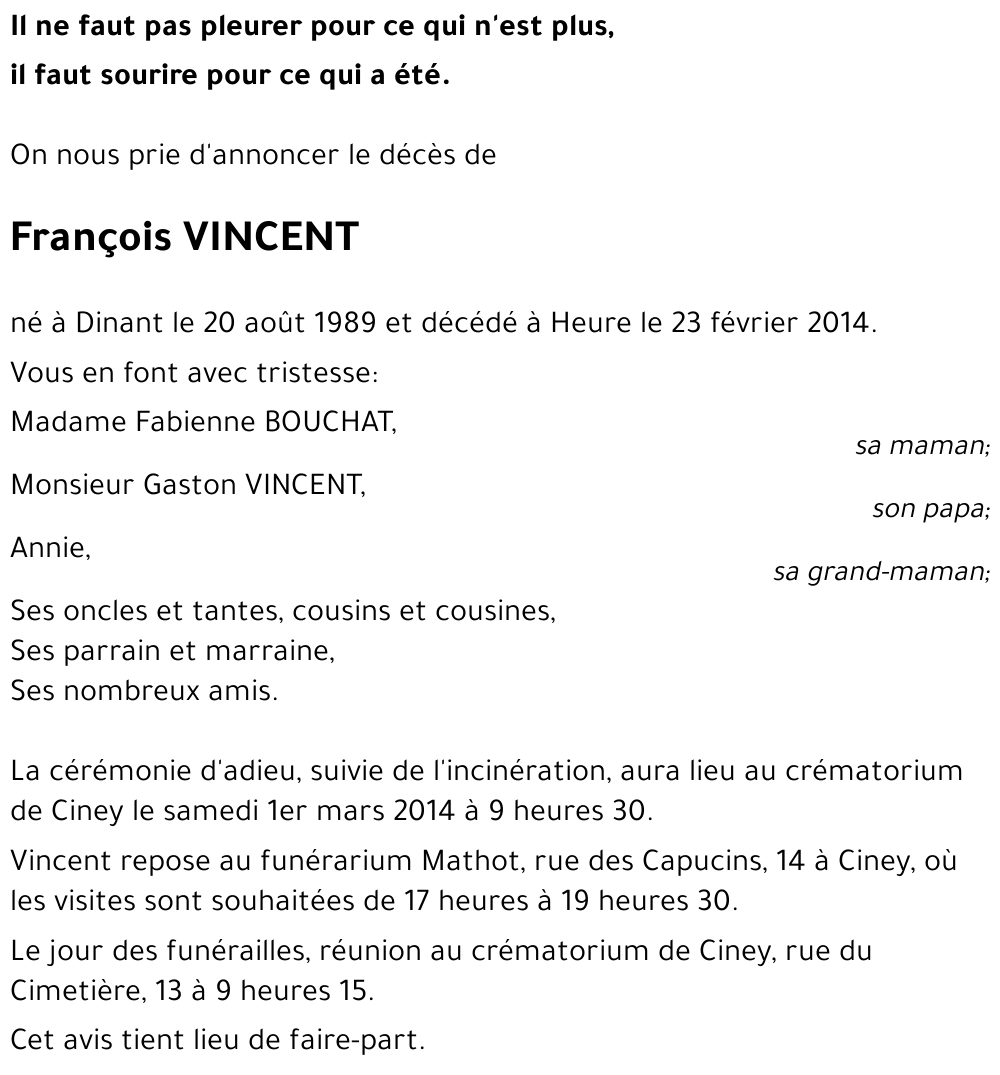 François VINCENT