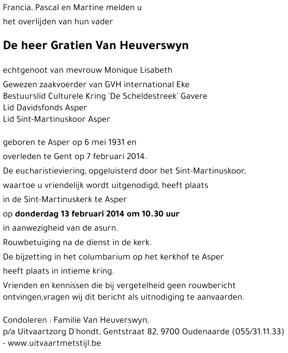 Gratien Van Heuverswyn