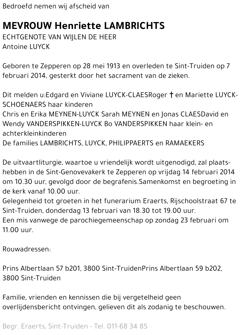 Henriette Lambrichts