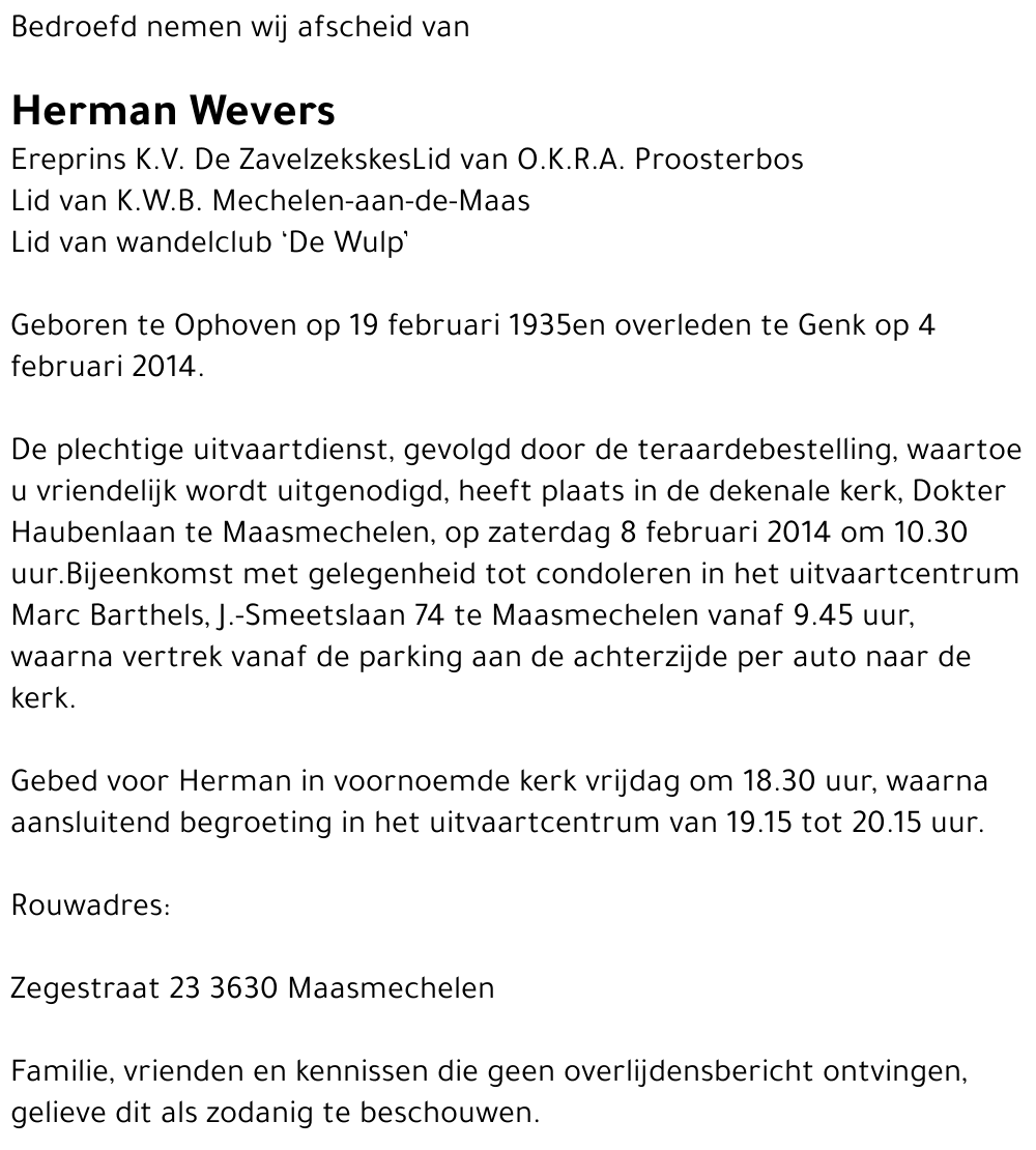 Herman Wevers