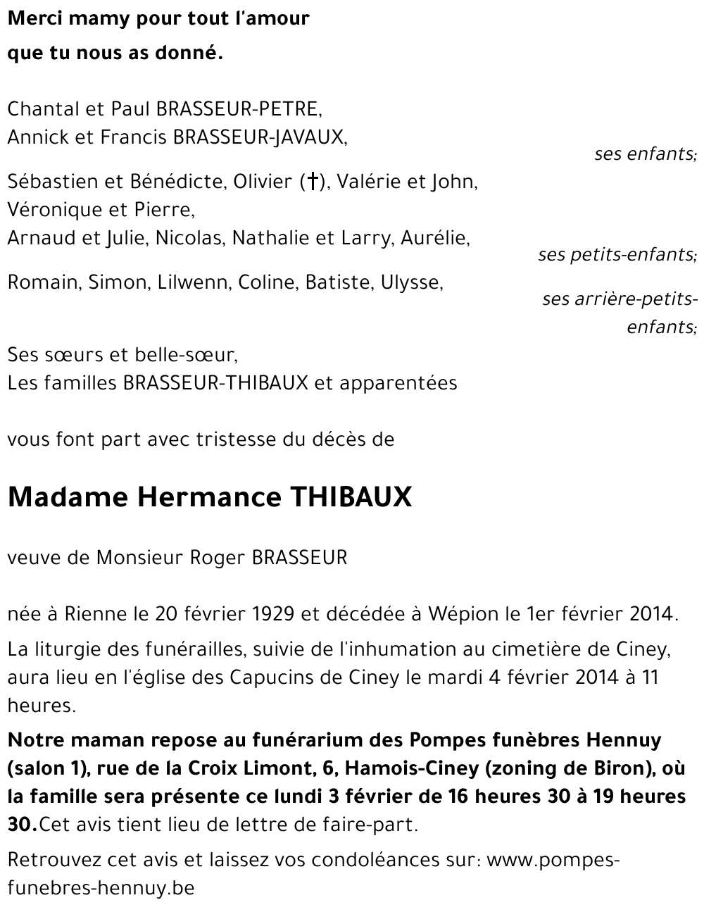 Hermance THIBAUX