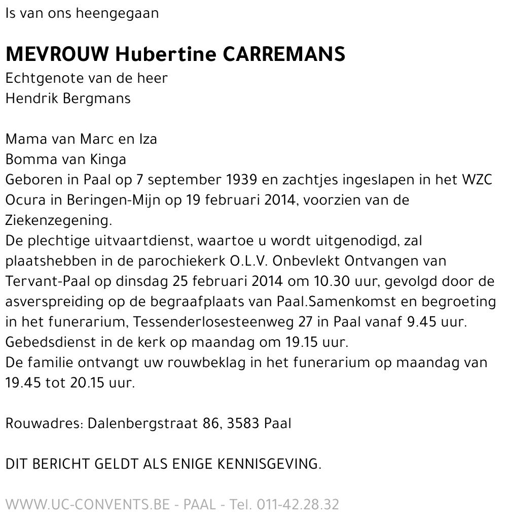 Hubertine Carremans