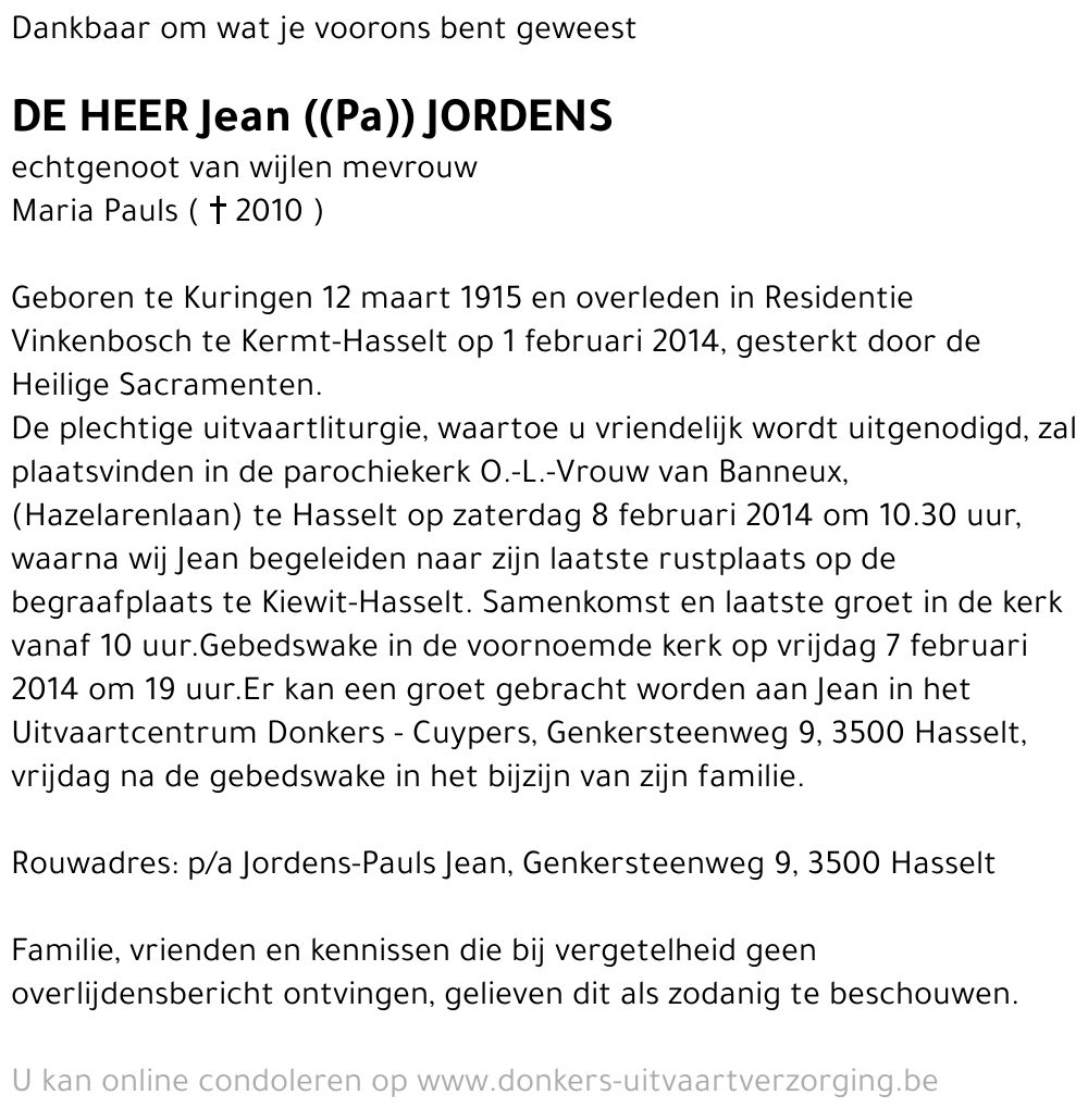 Jean Jordens