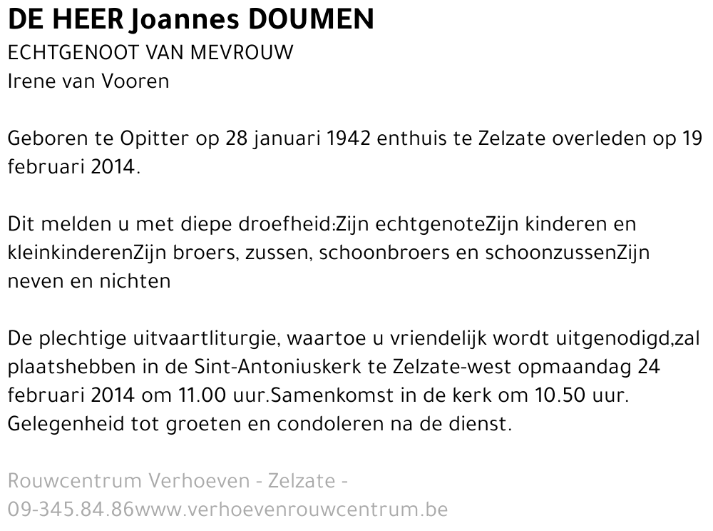 Joannes Doumen