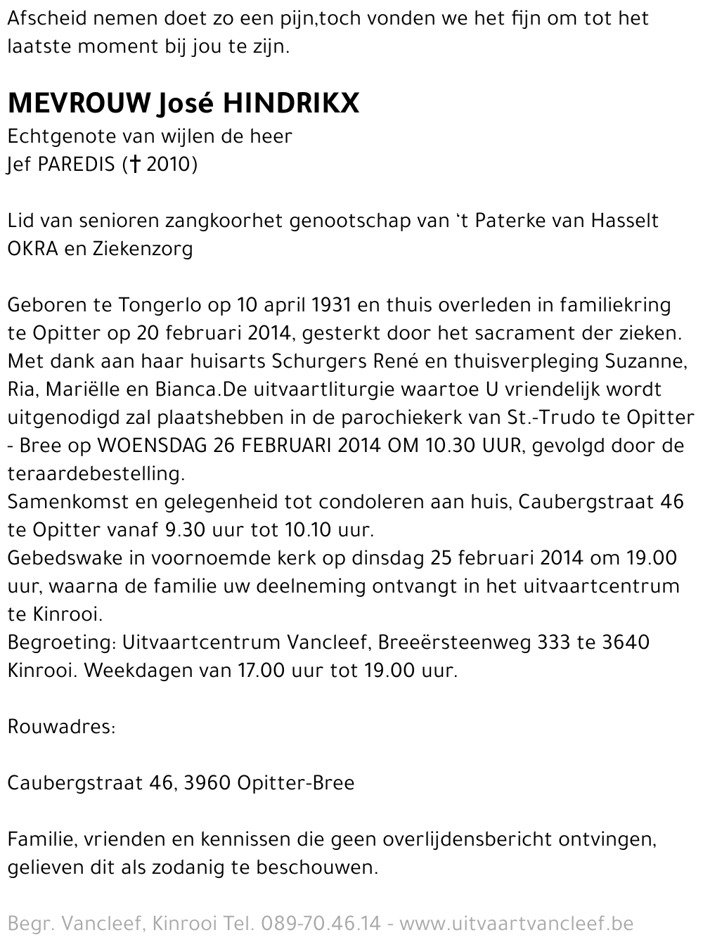 José Hindrikx