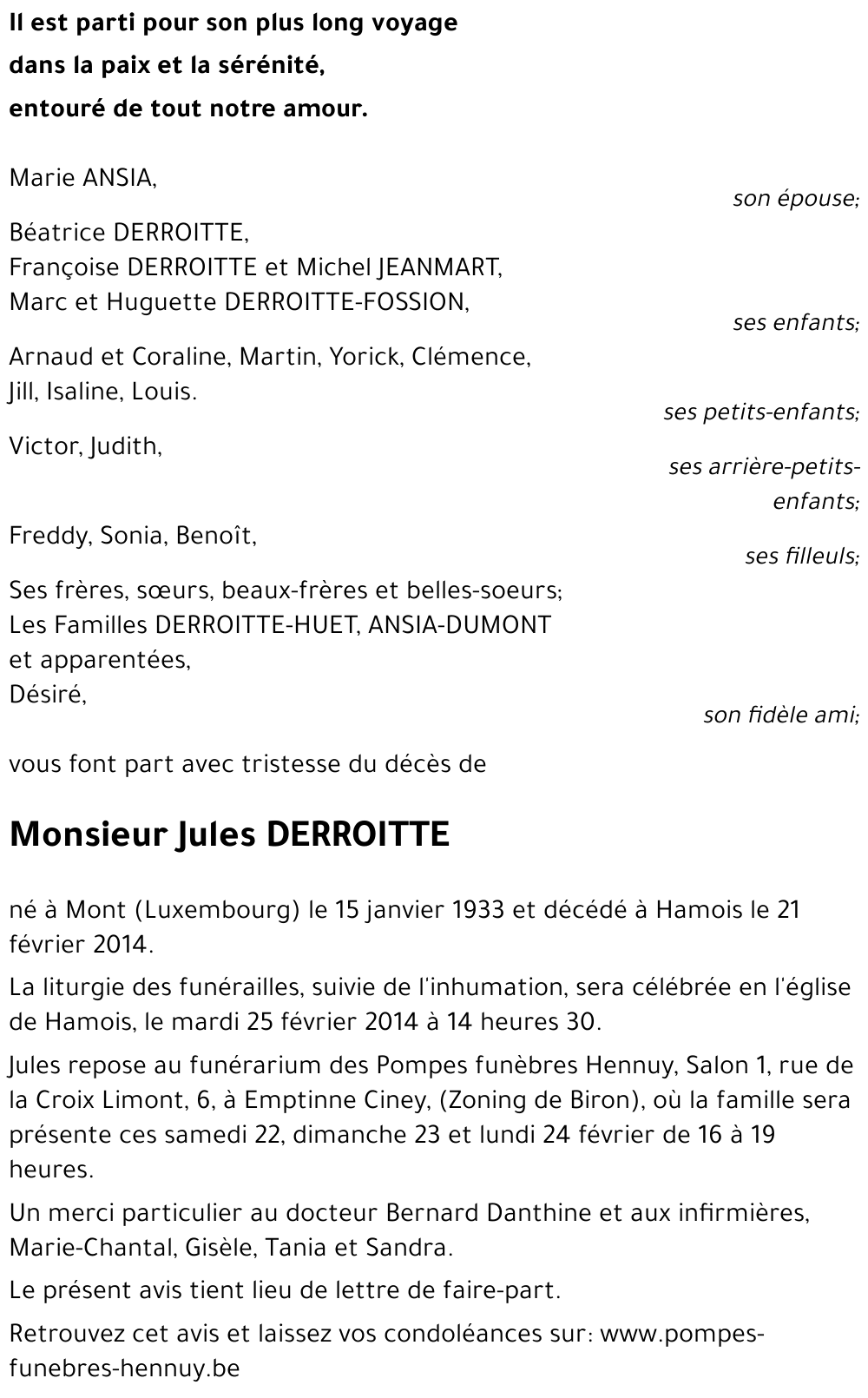 Jules DERROITTE