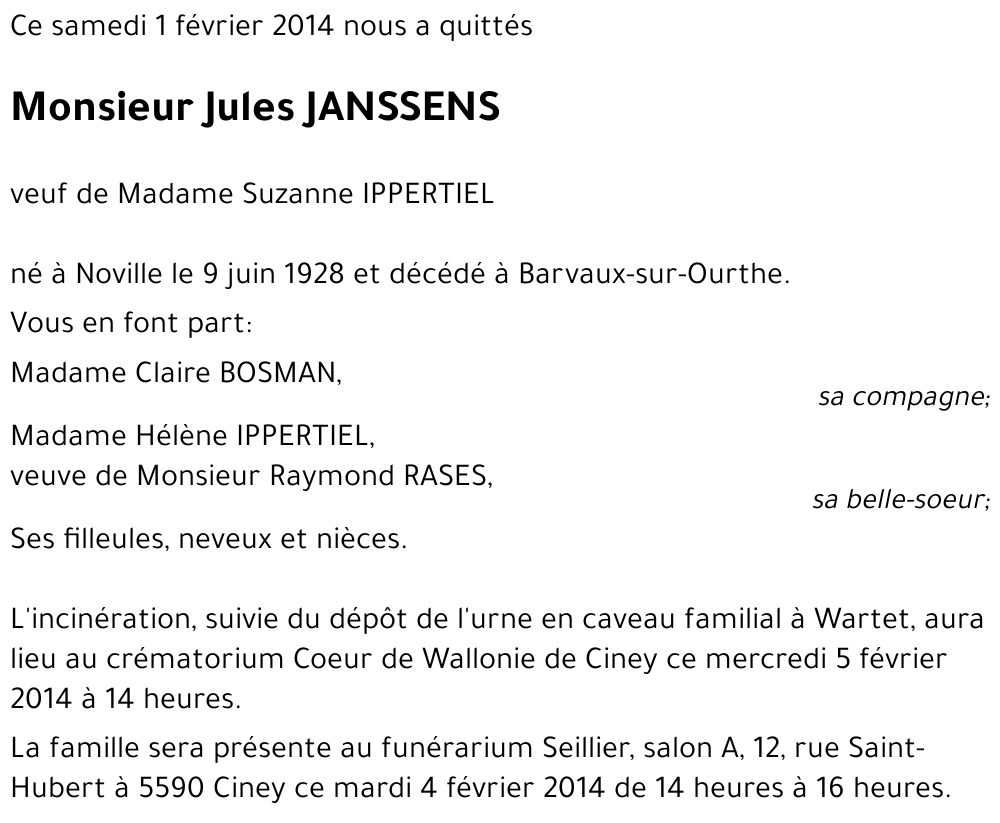 Jules JANSSENS