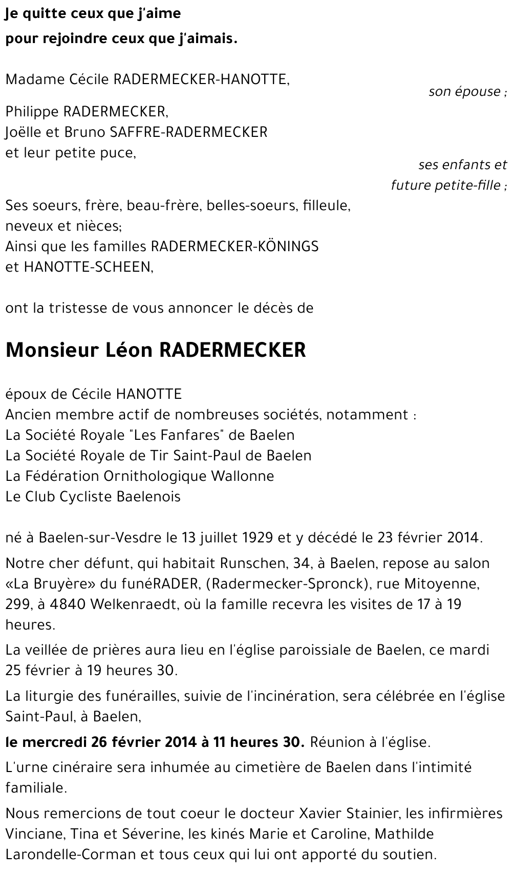 Léon RADERMECKER