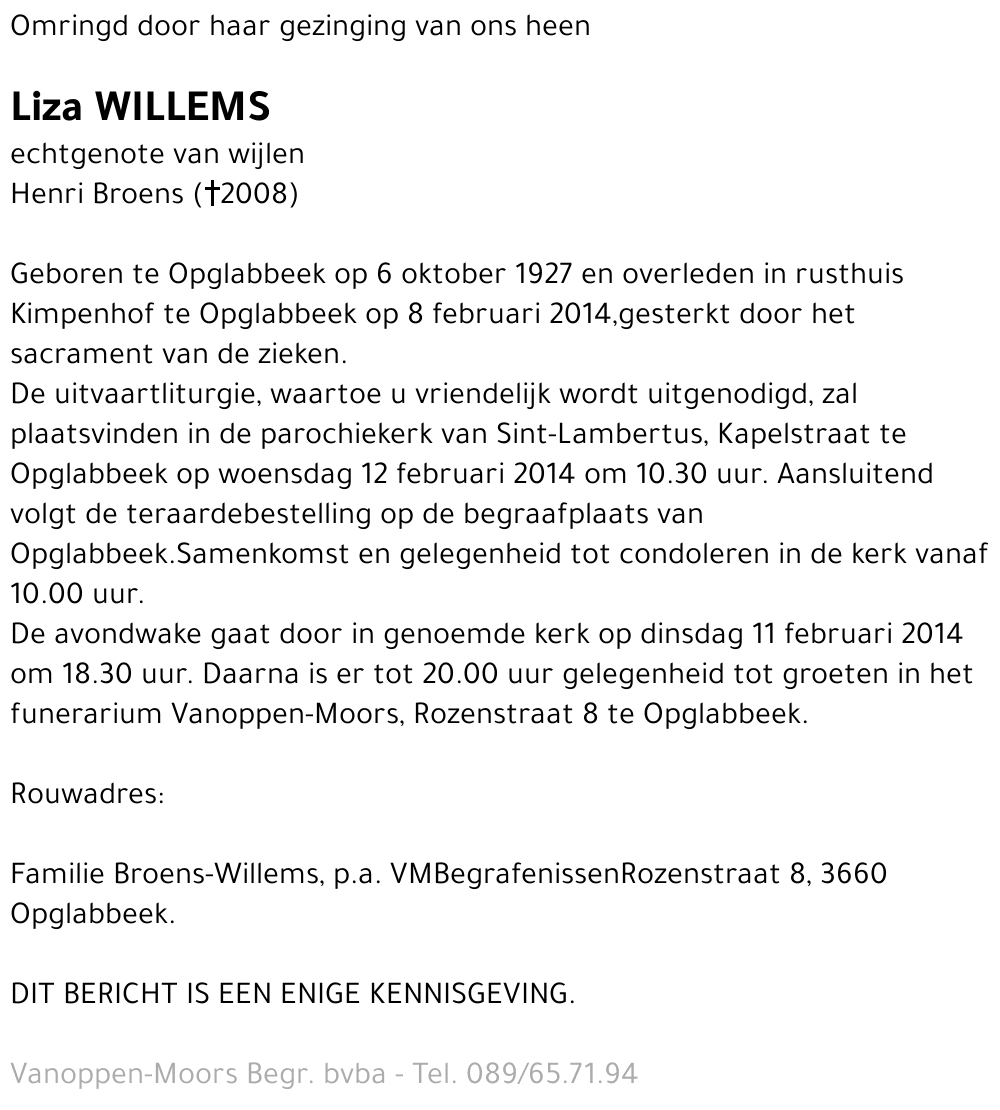 Liza Willems