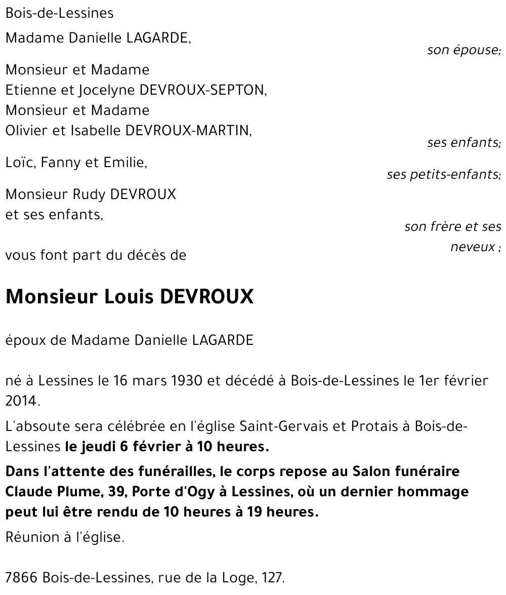 Louis DEVROUX