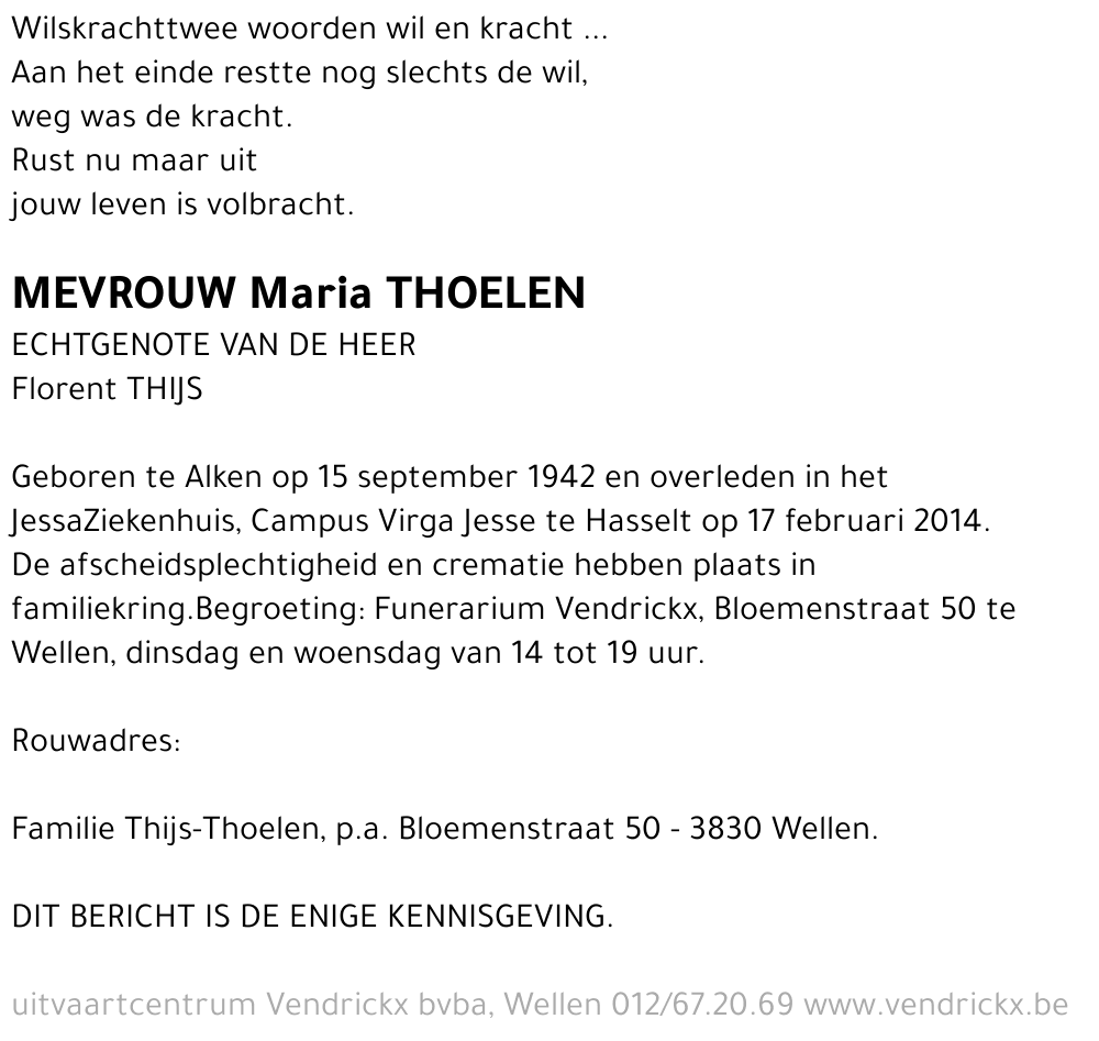 Maria Thoelen
