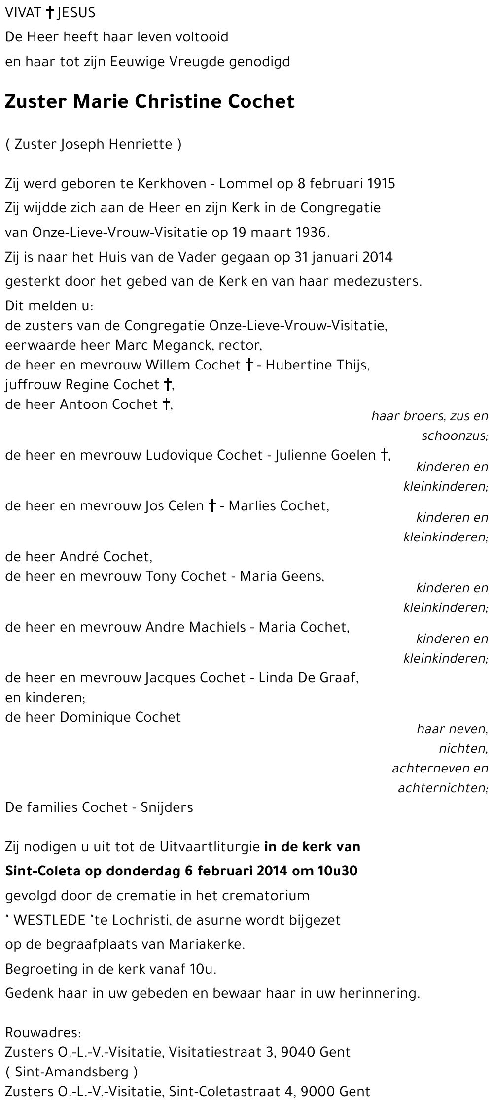 Marie Christine Cochet