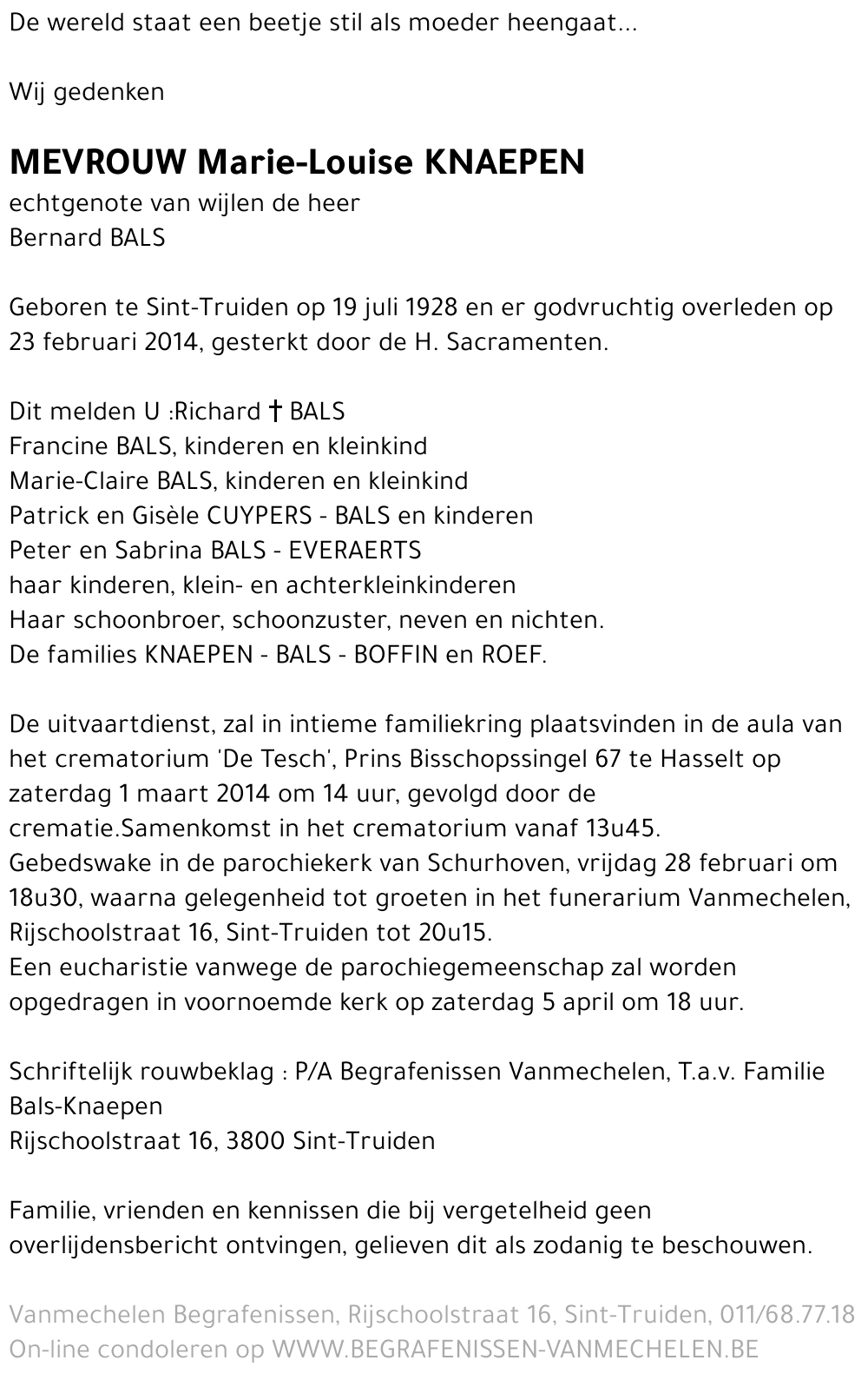 Marie-Louise Knaepen