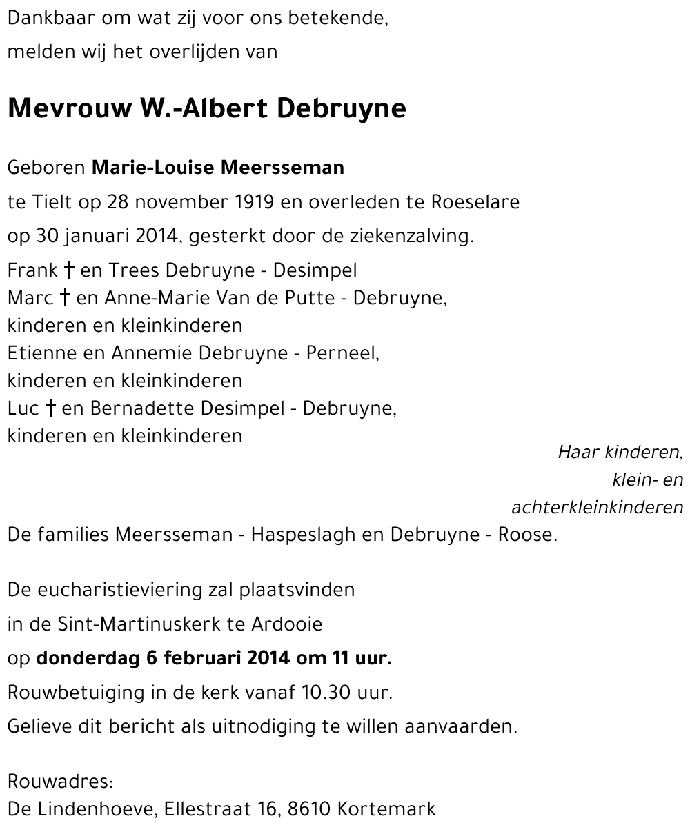 Marie-Louise Meersseman