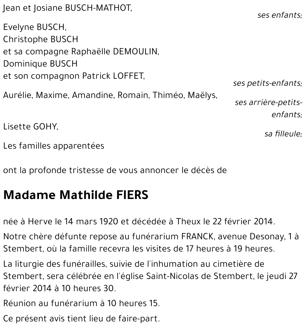 Mathilde FIERS