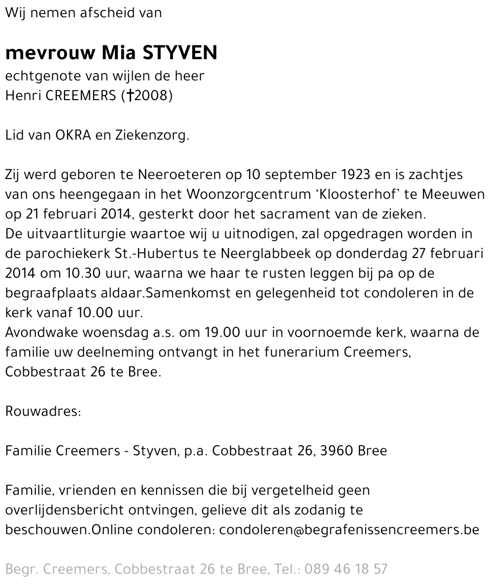 Mia Styven