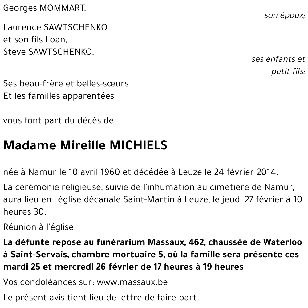 Mireille MICHIELS