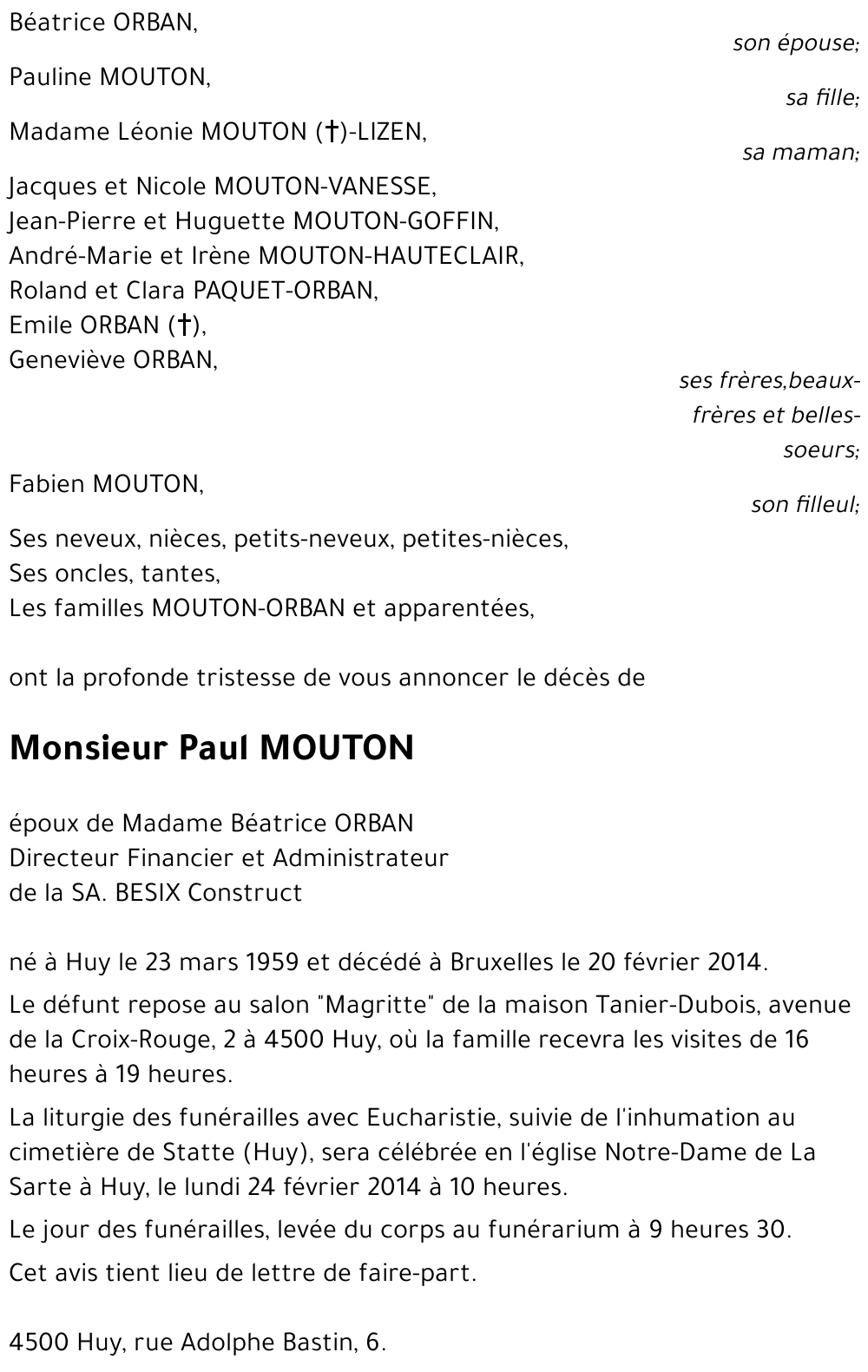 Paul MOUTON