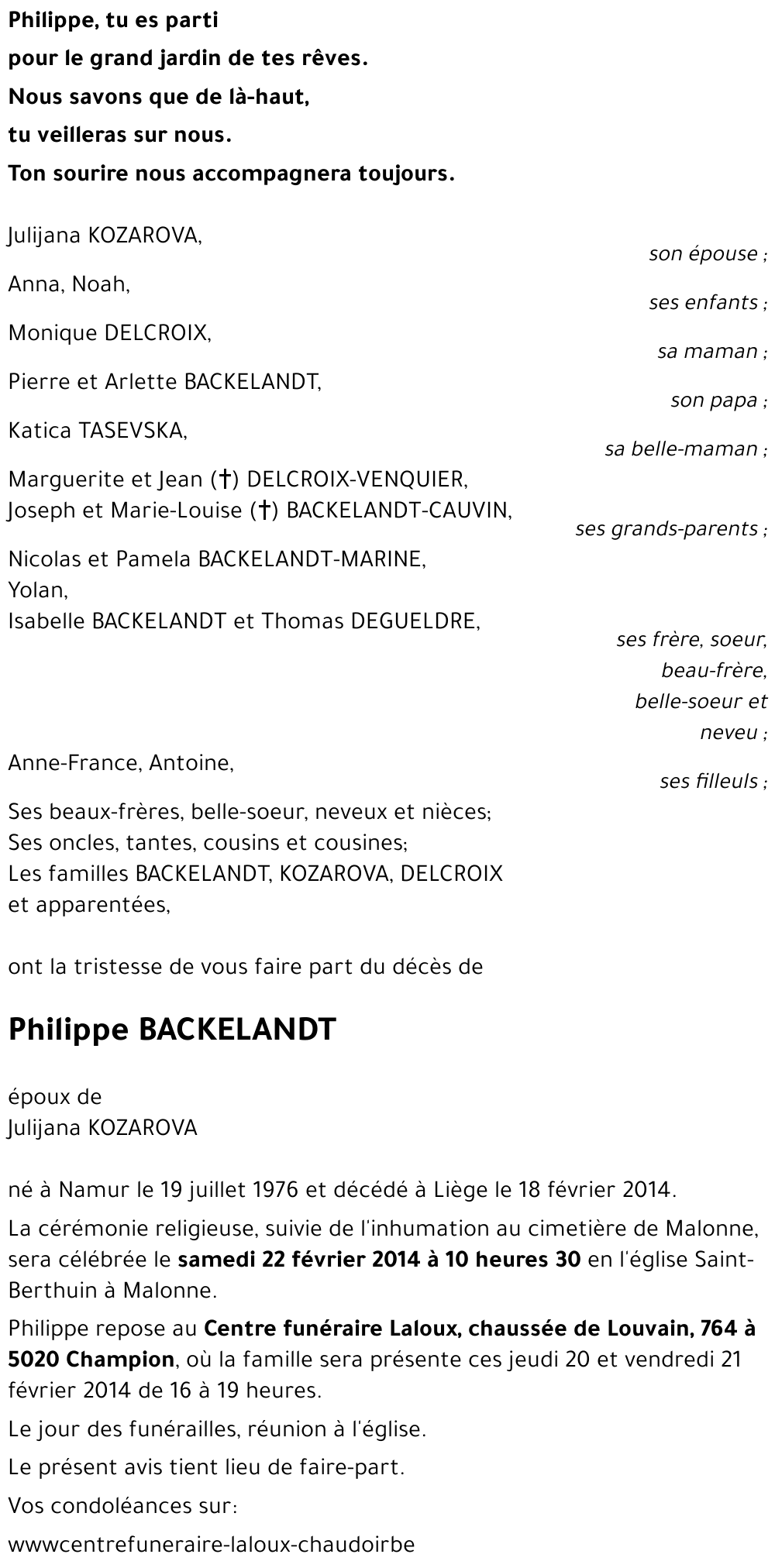 Philippe BACKELANDT