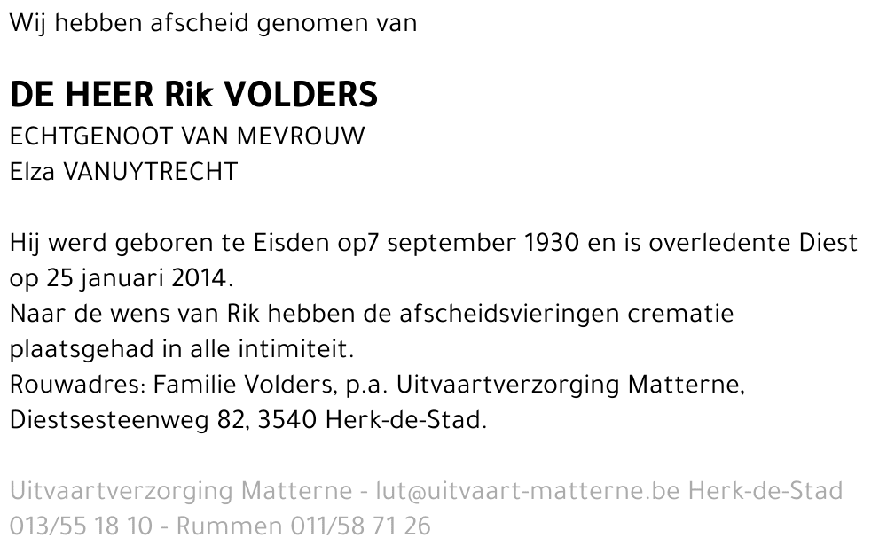 Rik Volders