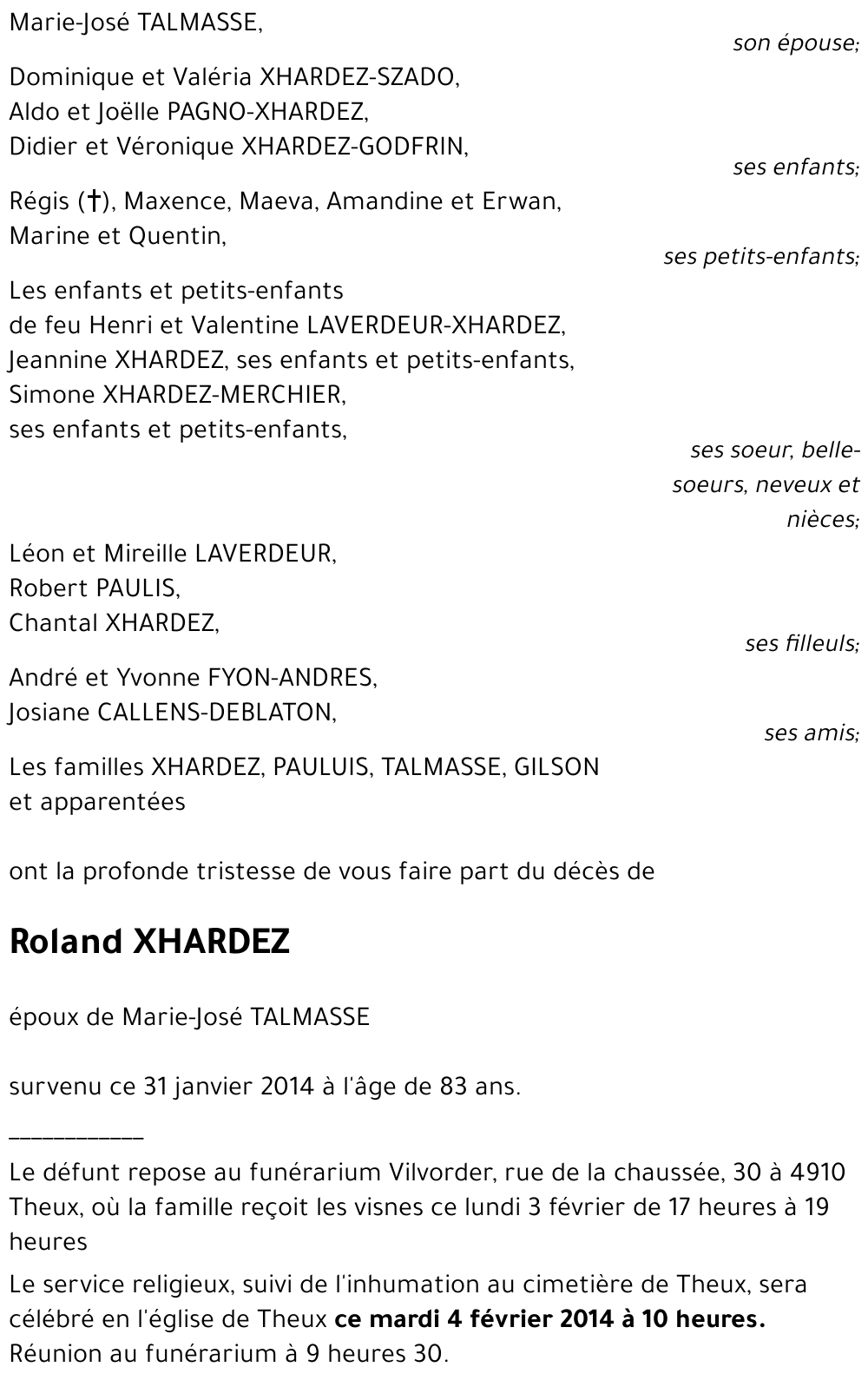 Roland XHARDEZ