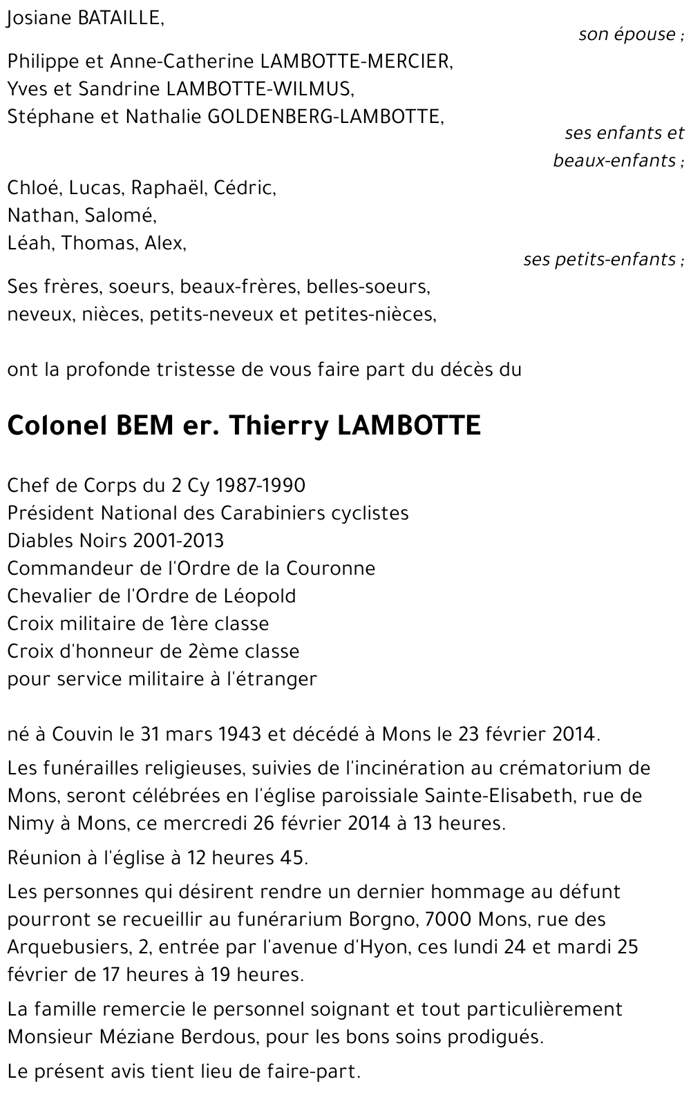Thierry LAMBOTTE
