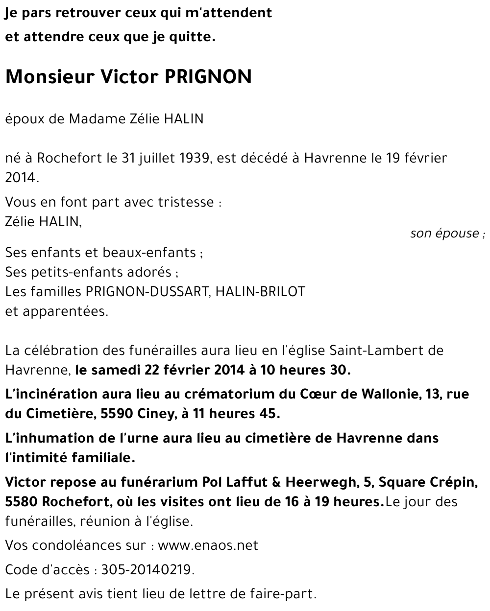 Victor PRIGNON