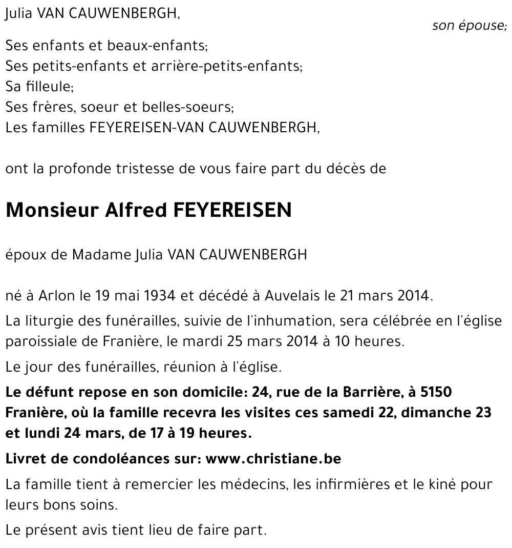 Alfred FEYEREISEN