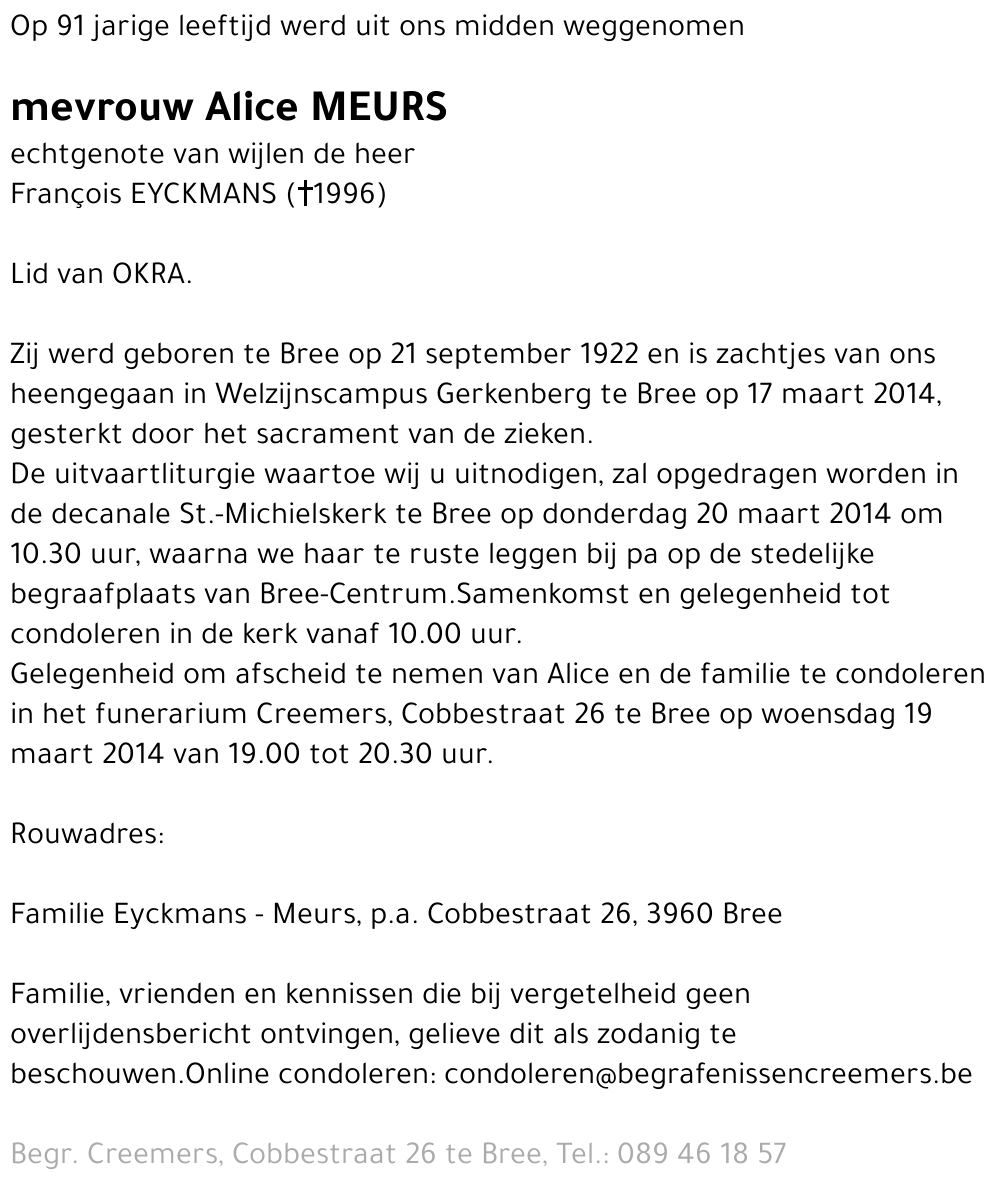 Alice Meurs