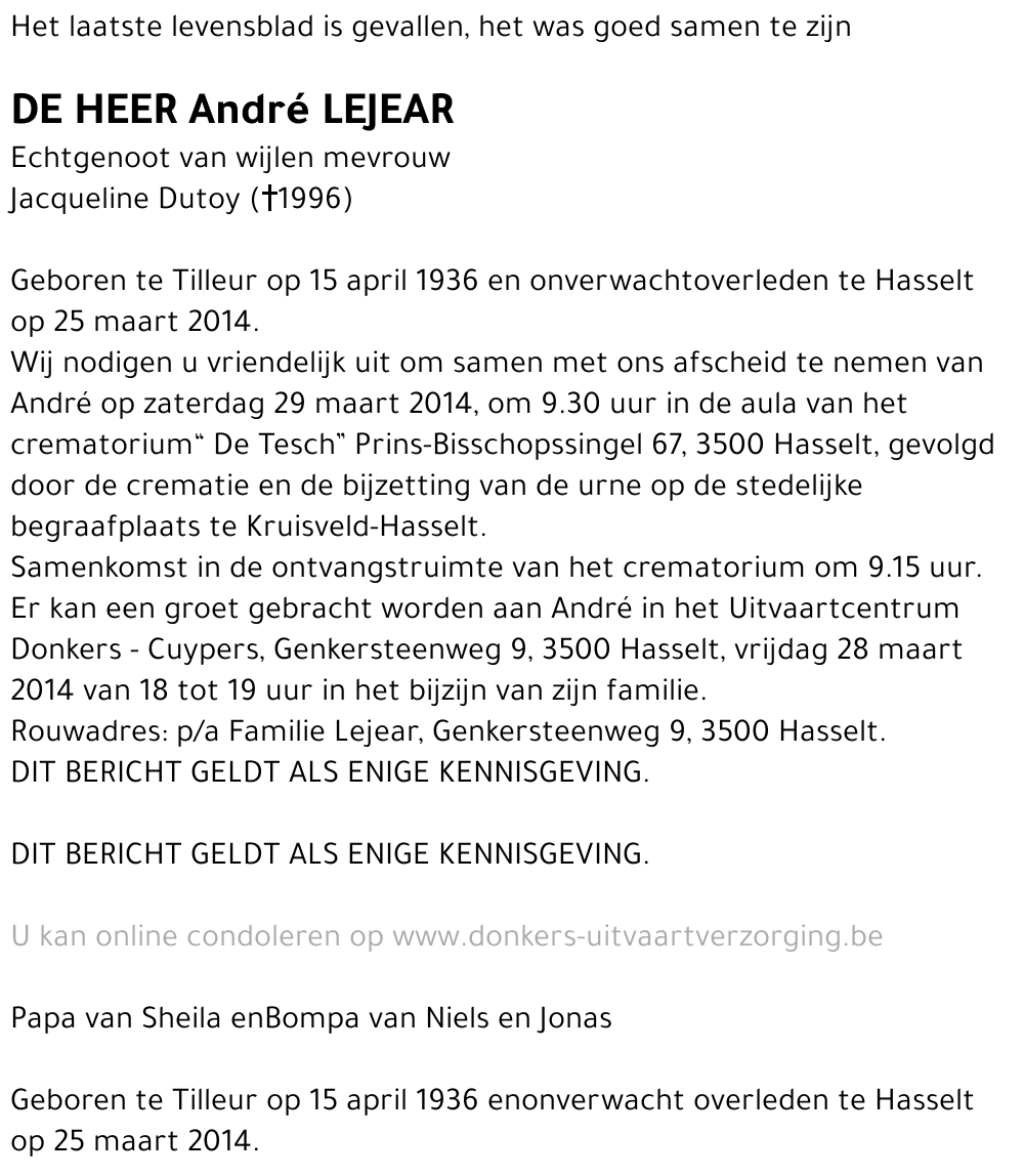 André Lejear