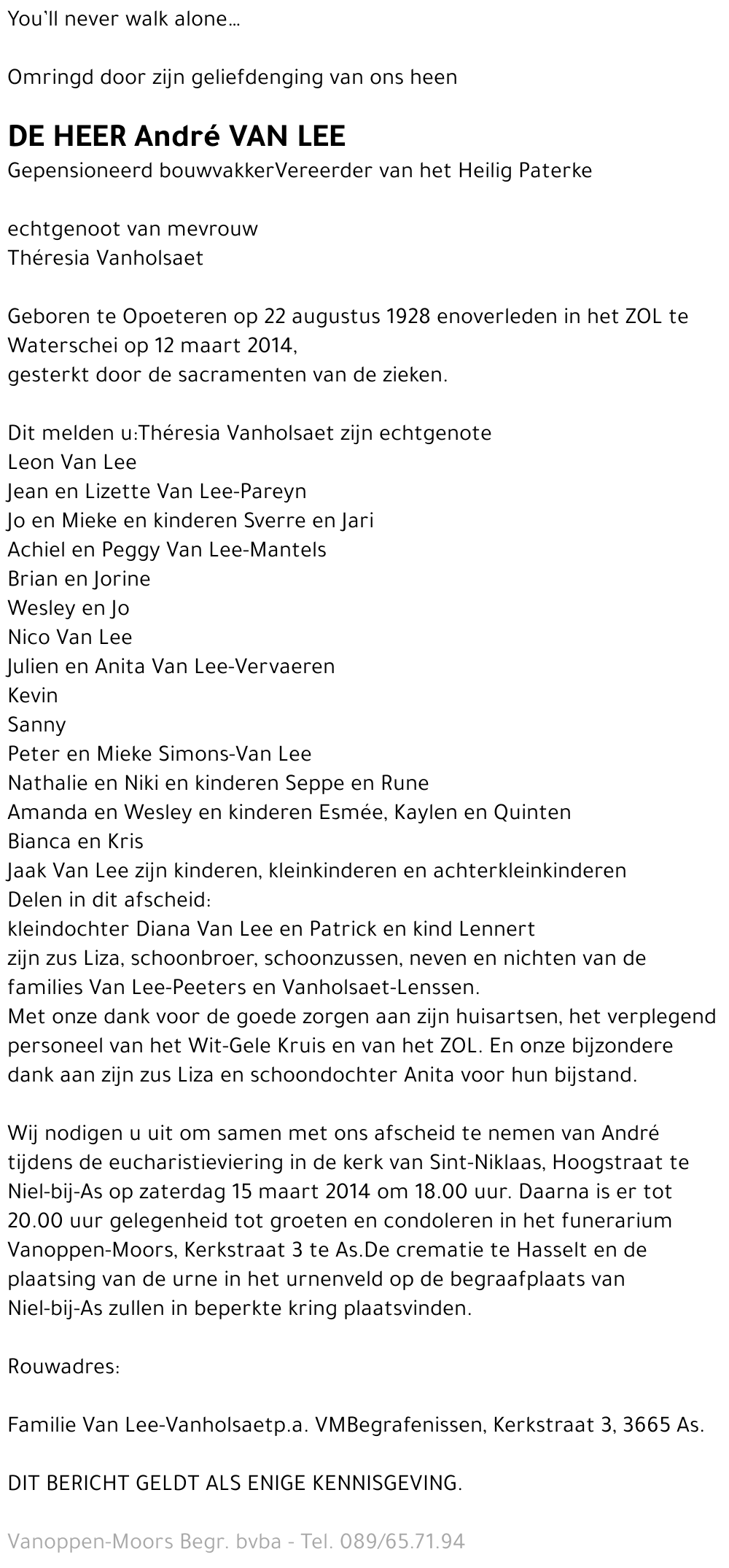 André Van Lee