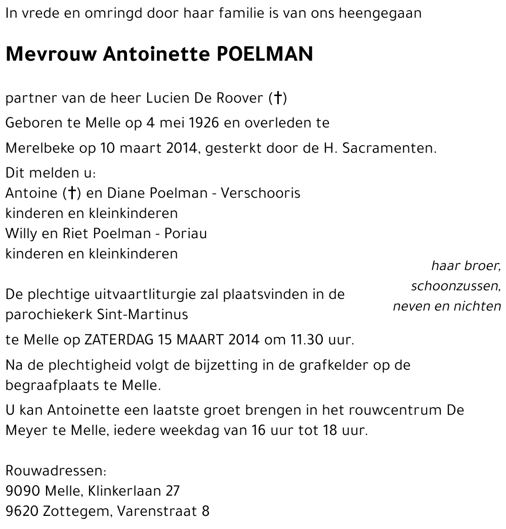 Antoinette Poelman