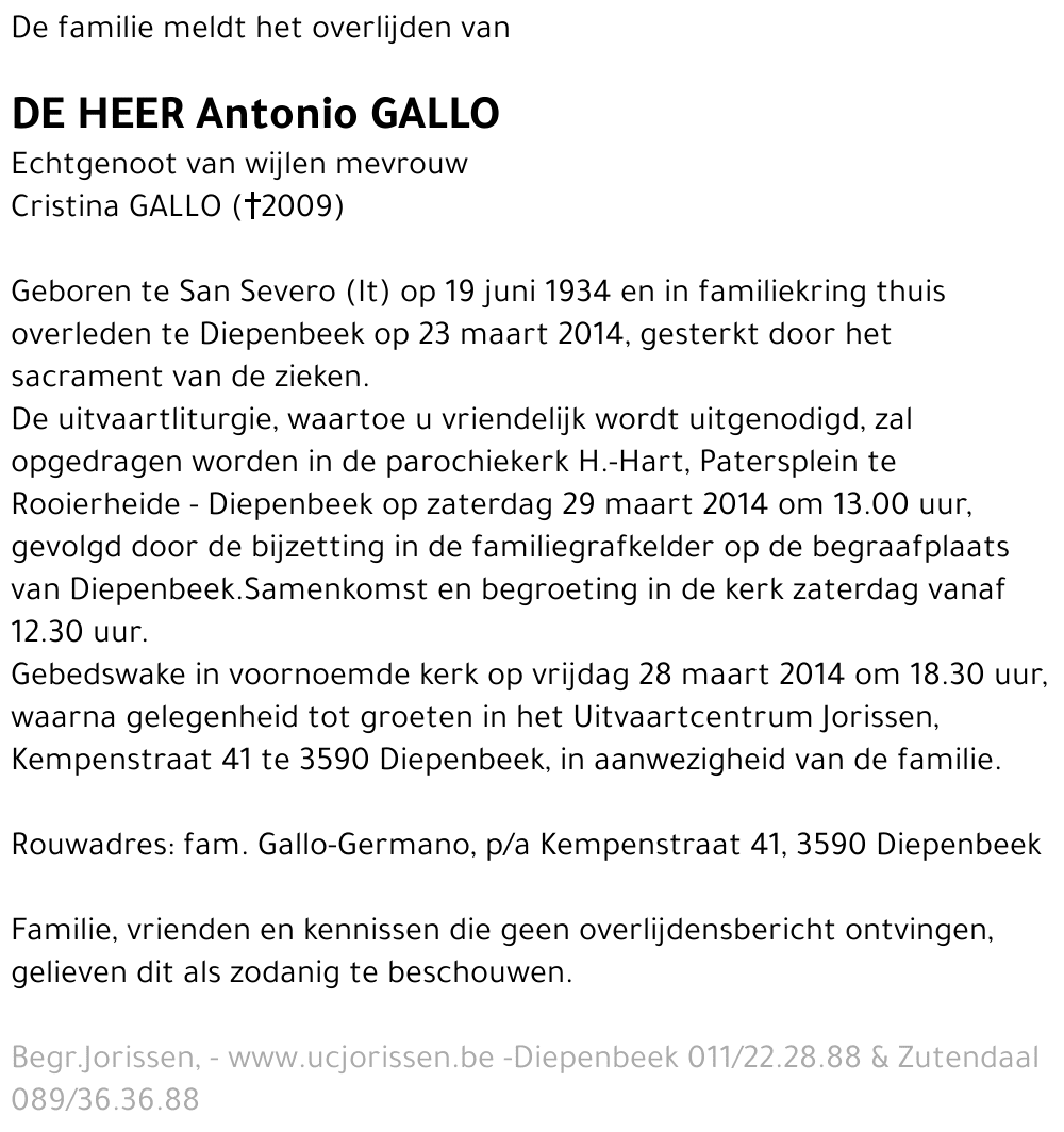 Antonio Gallo