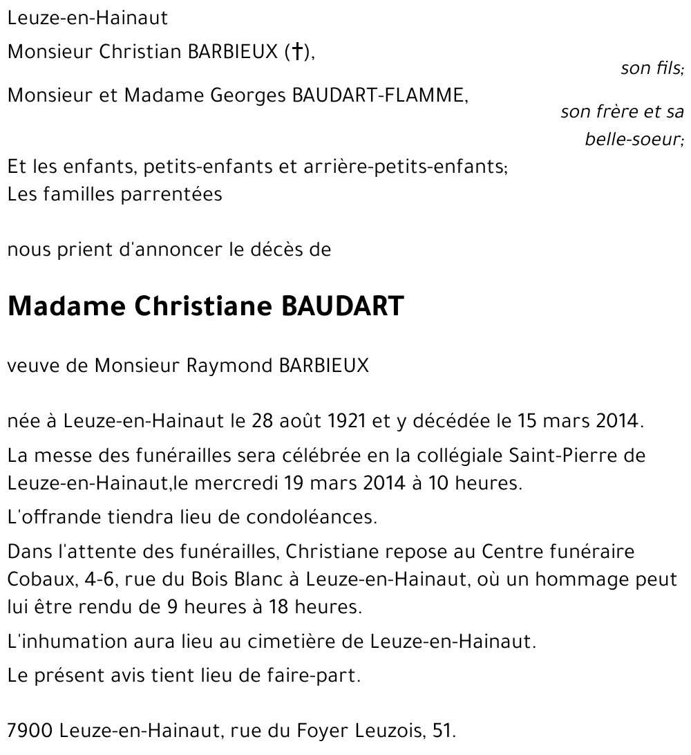 Christiane Baudart