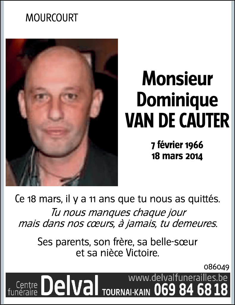 Dominique VAN DE CAUTER