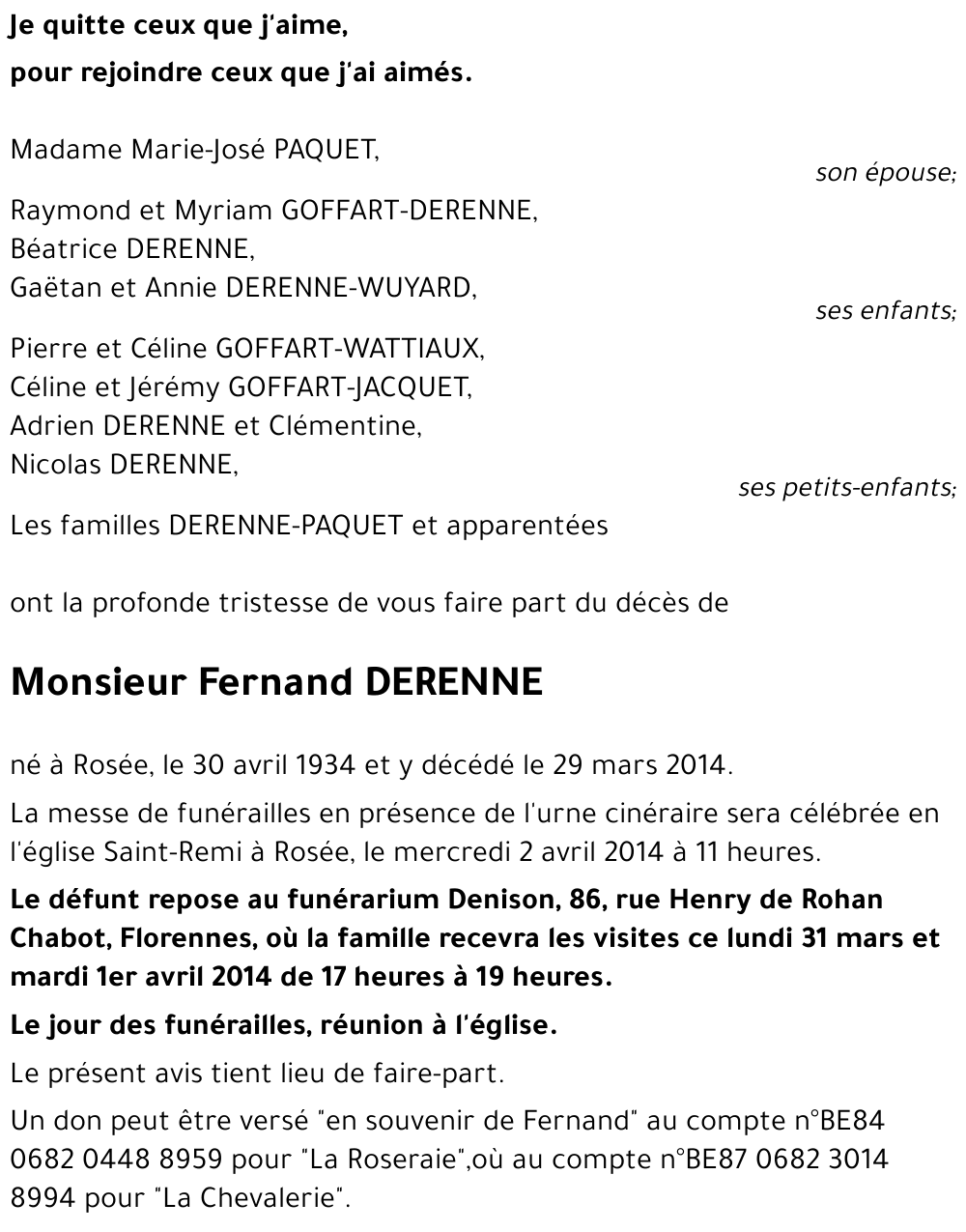 Fernand DERENNE