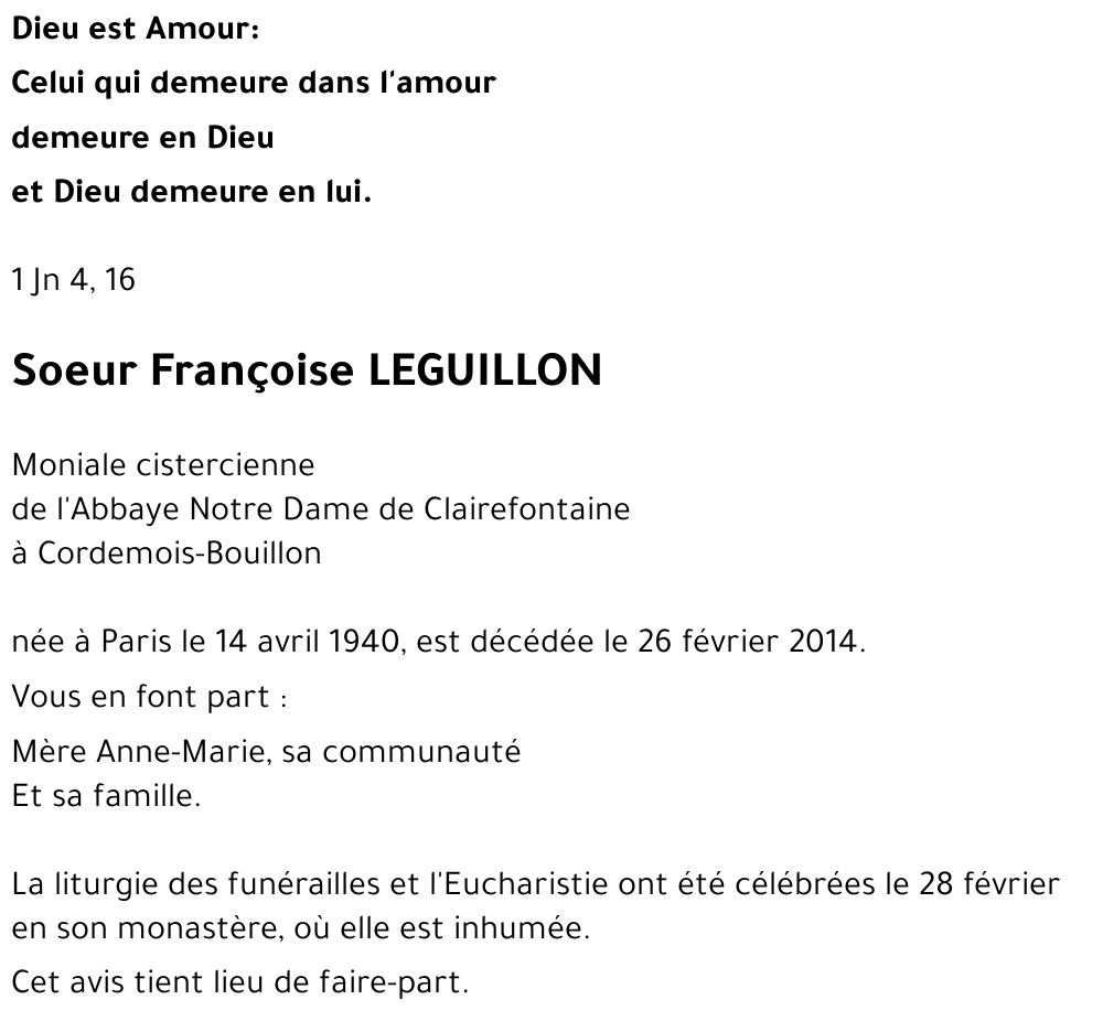 Françoise LEGUILLON