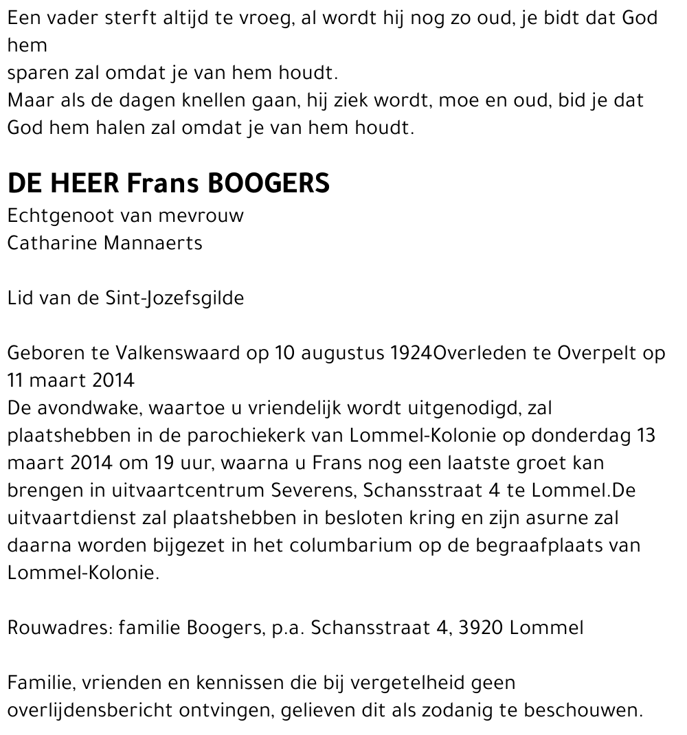 Frans Boogers
