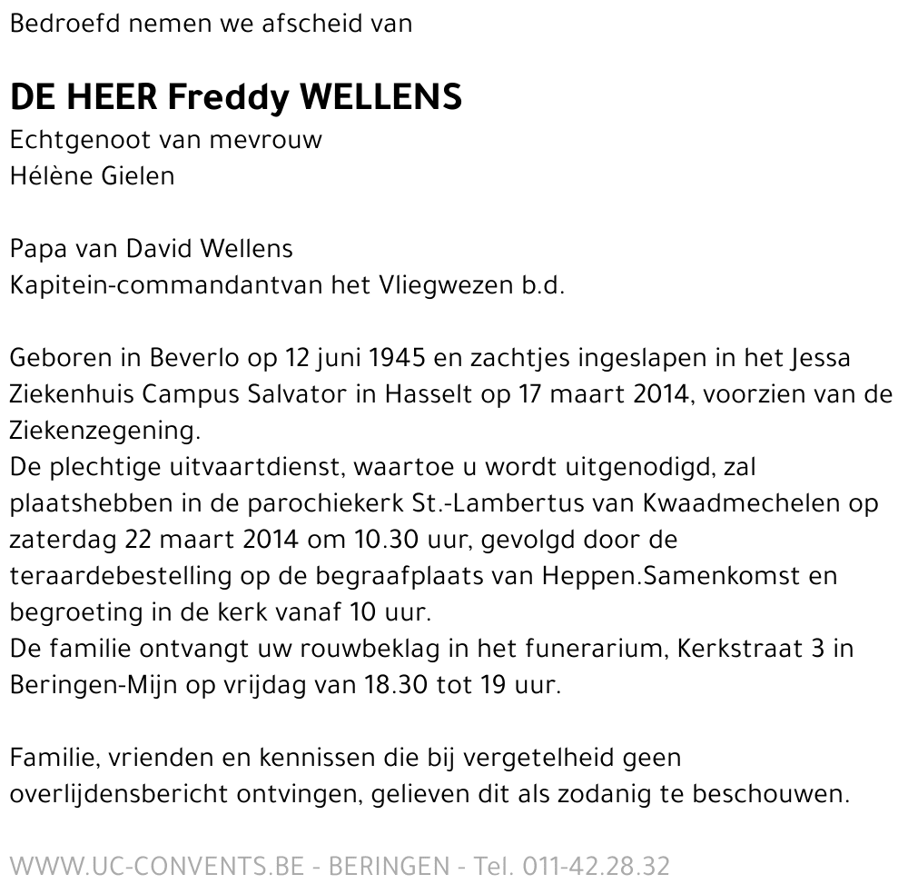 Freddy Wellens